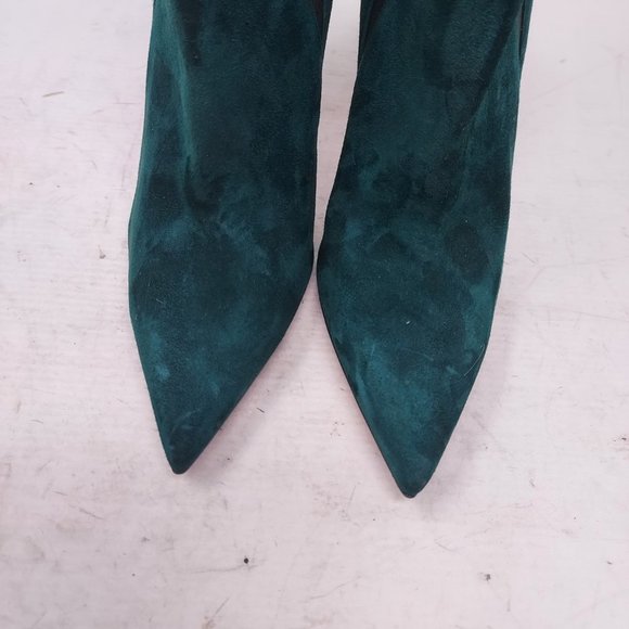 Christian Louboutin Green Astribooty Suede Heel Boot - Picture 7 of 10